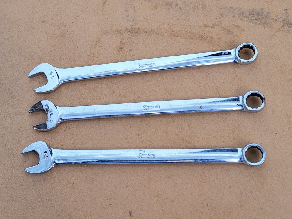(3) Snap-On Combination Wrenches