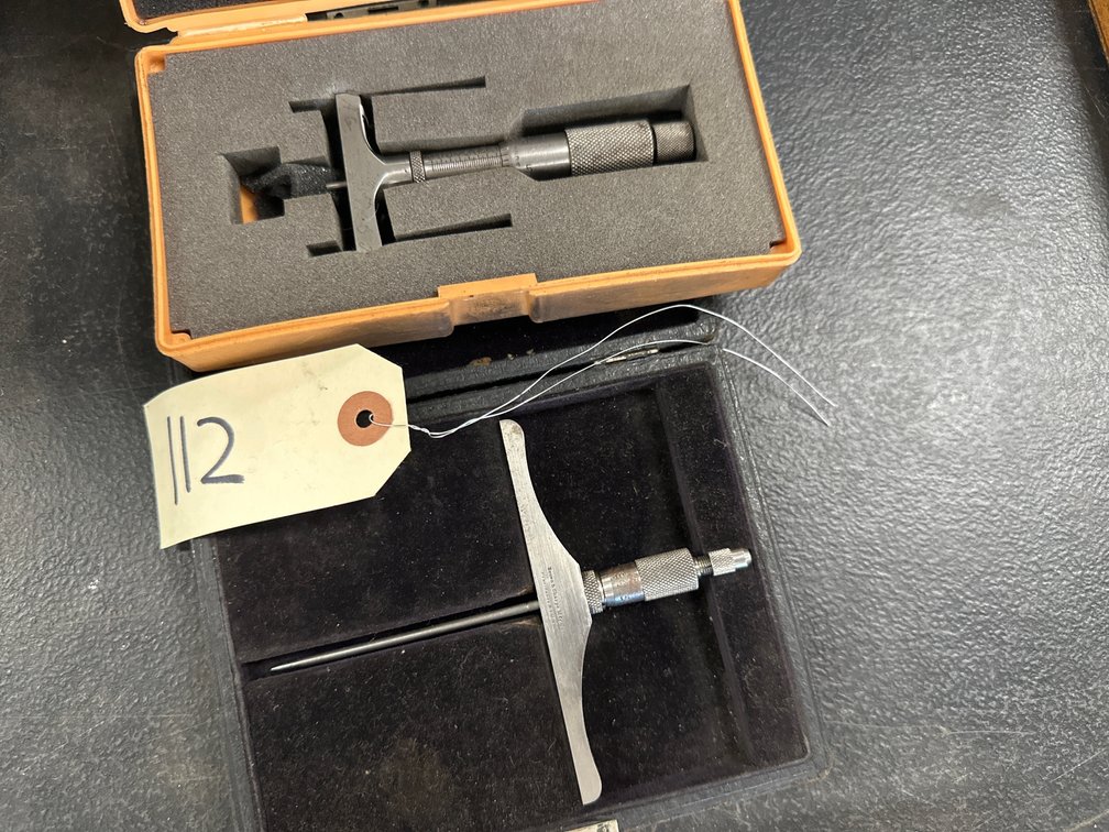 (2) Assorted Depth Gauges