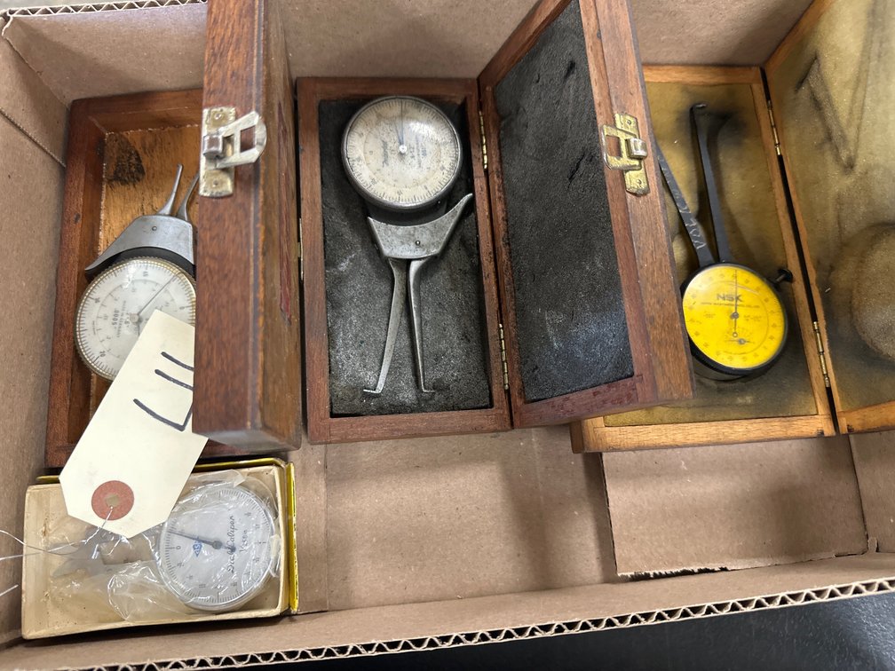 (2) Assorted Dial Measuring Gauges