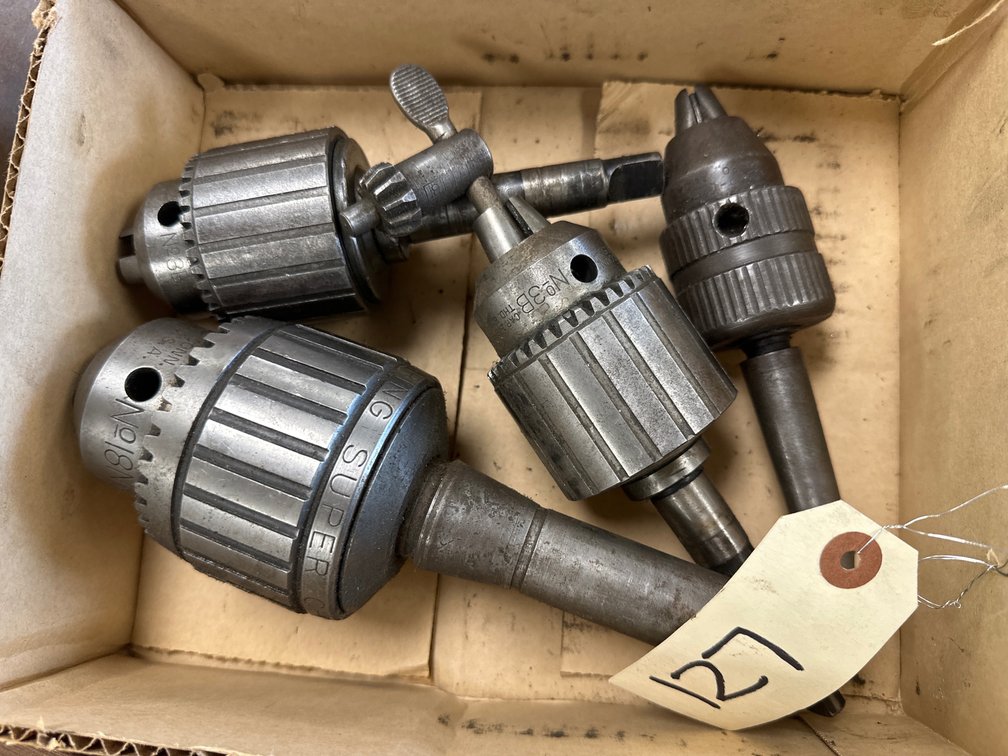 (4) Assorted Drill Chucks