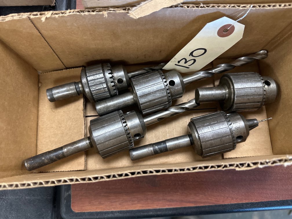 (5) Assorted Jacobs Drill Chucks