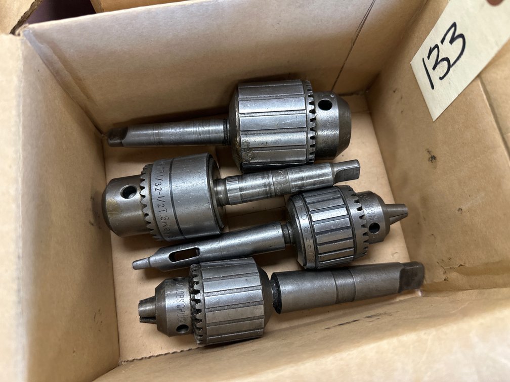 (4) Assorted Drill Chucks
