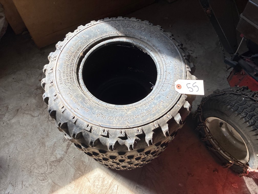 (2) Dunlop AT20x10R9 Tires