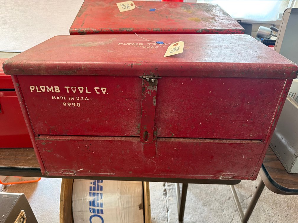 Plomb Tool Co. Metal Toolbox