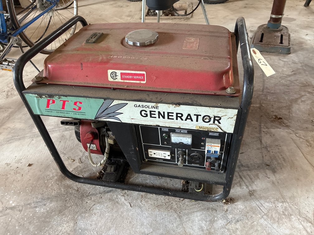 PTS Portable Gas Generator