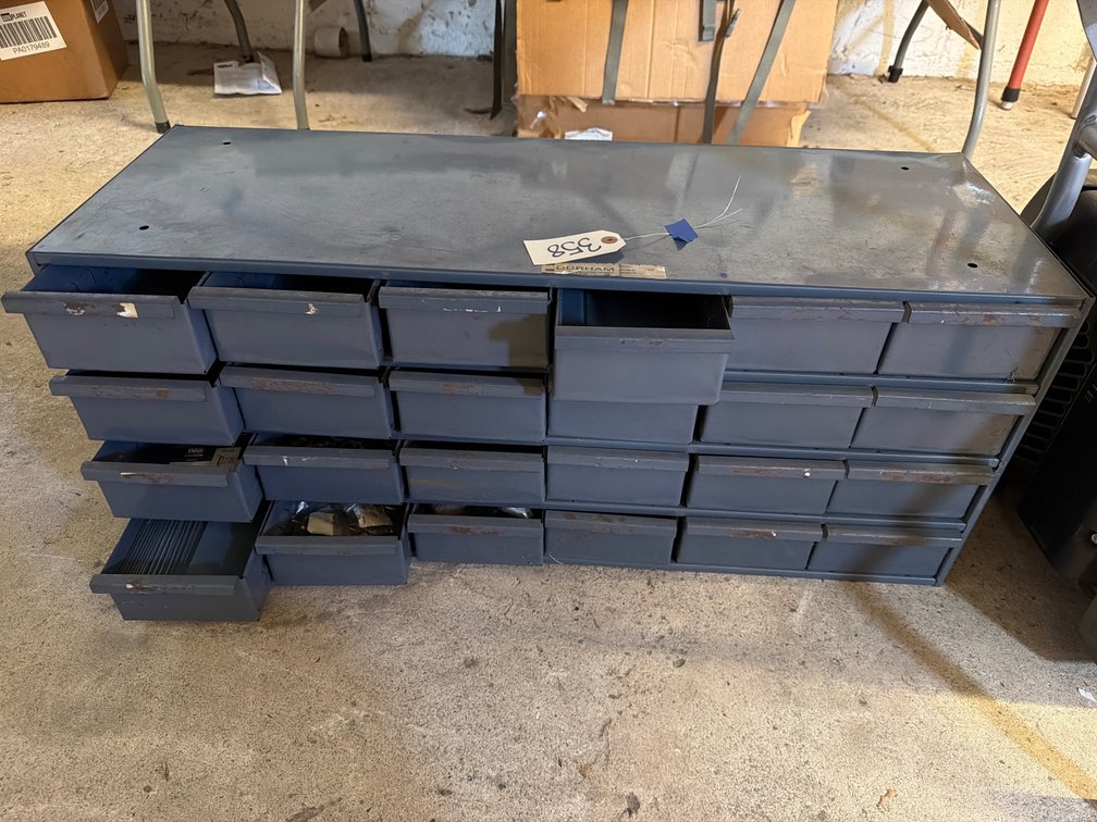 Metal Parts Organizer With Hardware