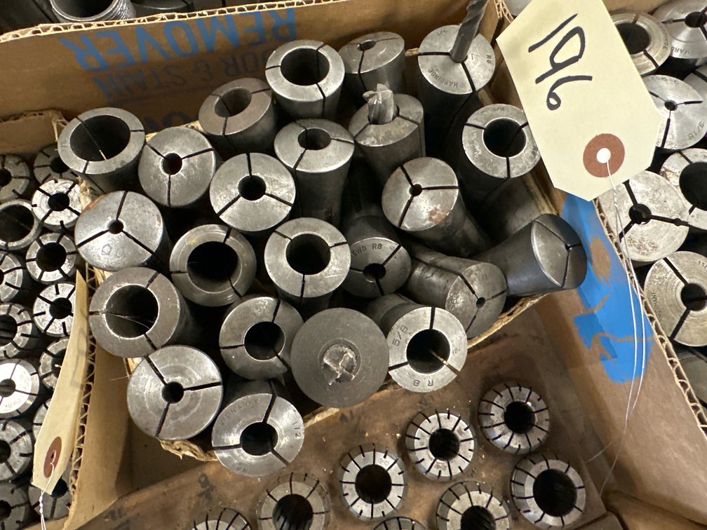 Box Of Assorted R8 Collets