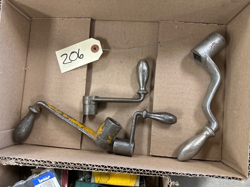 (4) Assorted Vise Handles