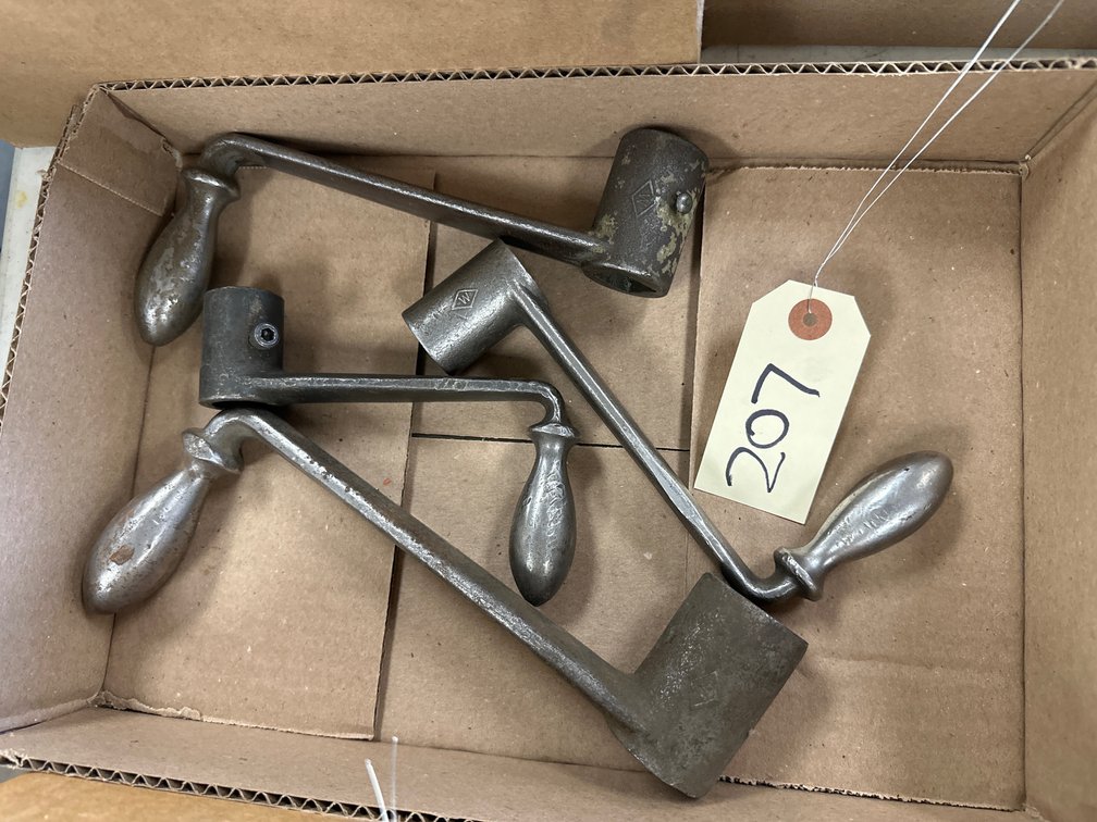 (4) Assorted Vise Handles