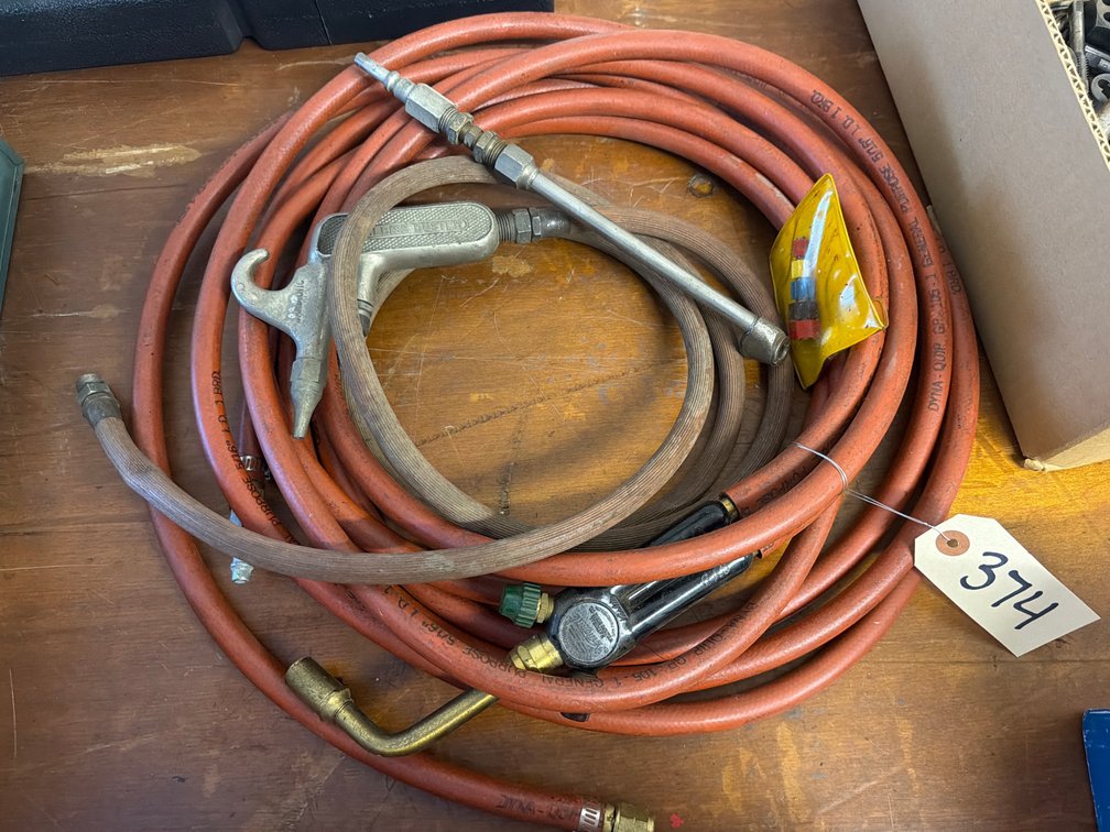 Hose With Air Hose Attachments