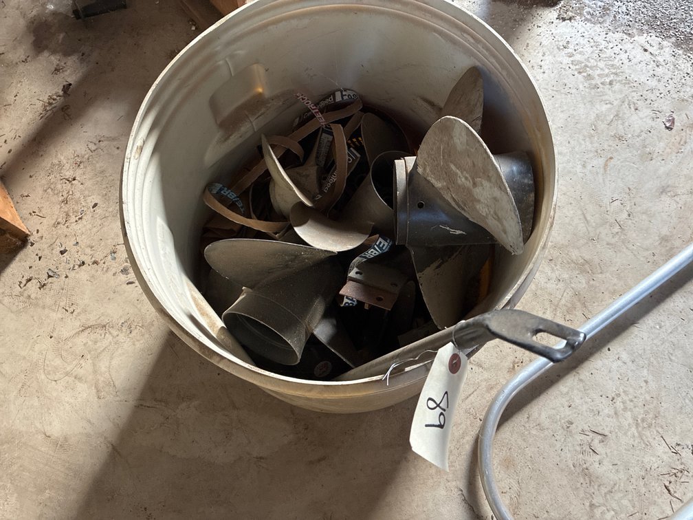 Tub of Propellers and Parts