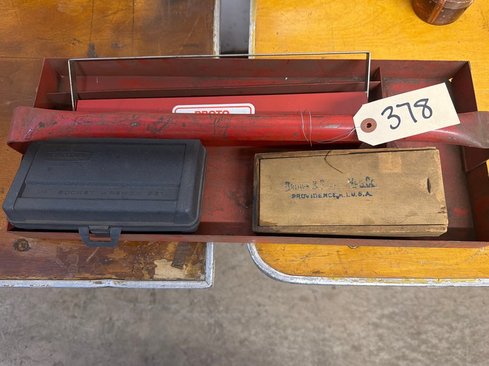 Tool Case Top, Empty Boxes, Socket Carrier