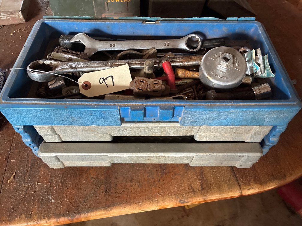 Plastic Socket Organizer and Contents
