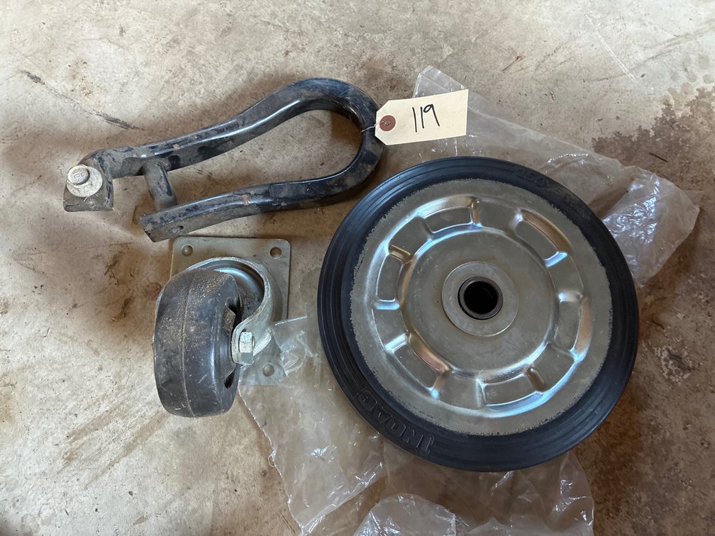 Wheel, Caster, and Bracket