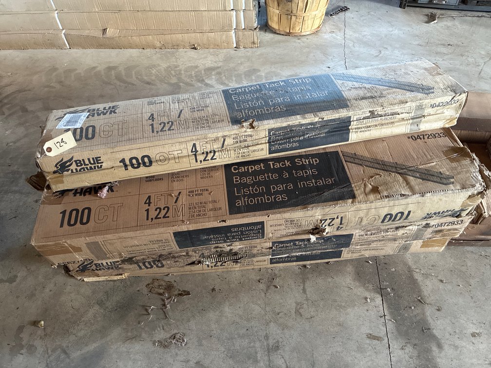 (7 Boxes) Carpet Tack Strip