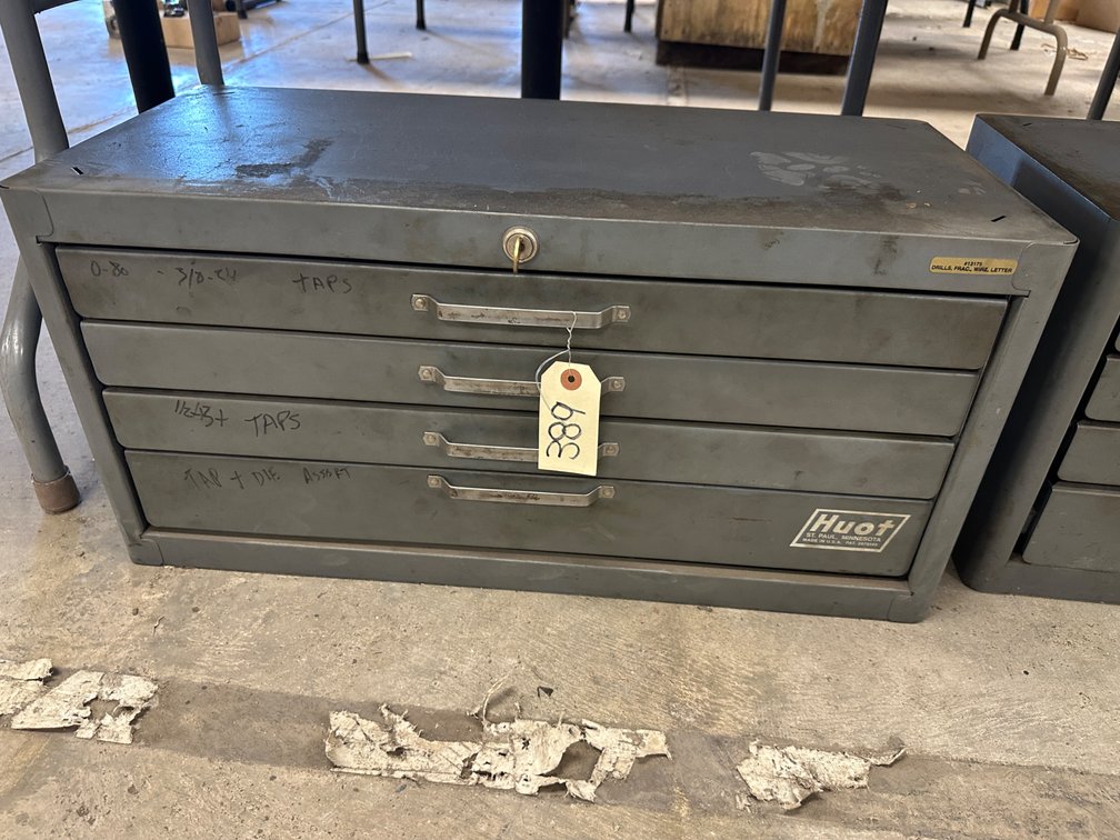 Huot Drill Sorter with Drill Bits & Key
