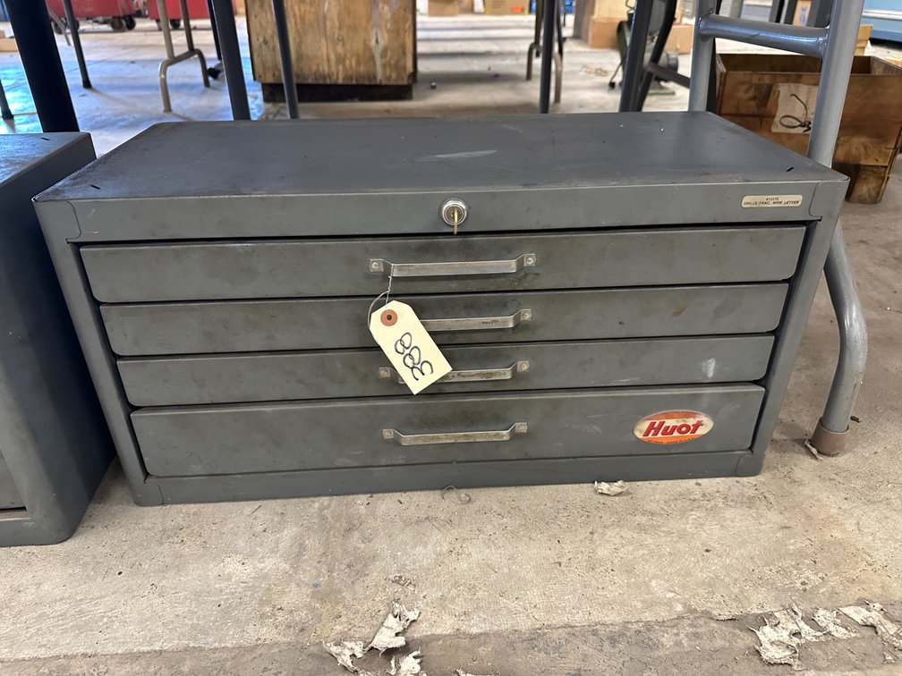 Huot Drill Sorter with Drill Bits & Key