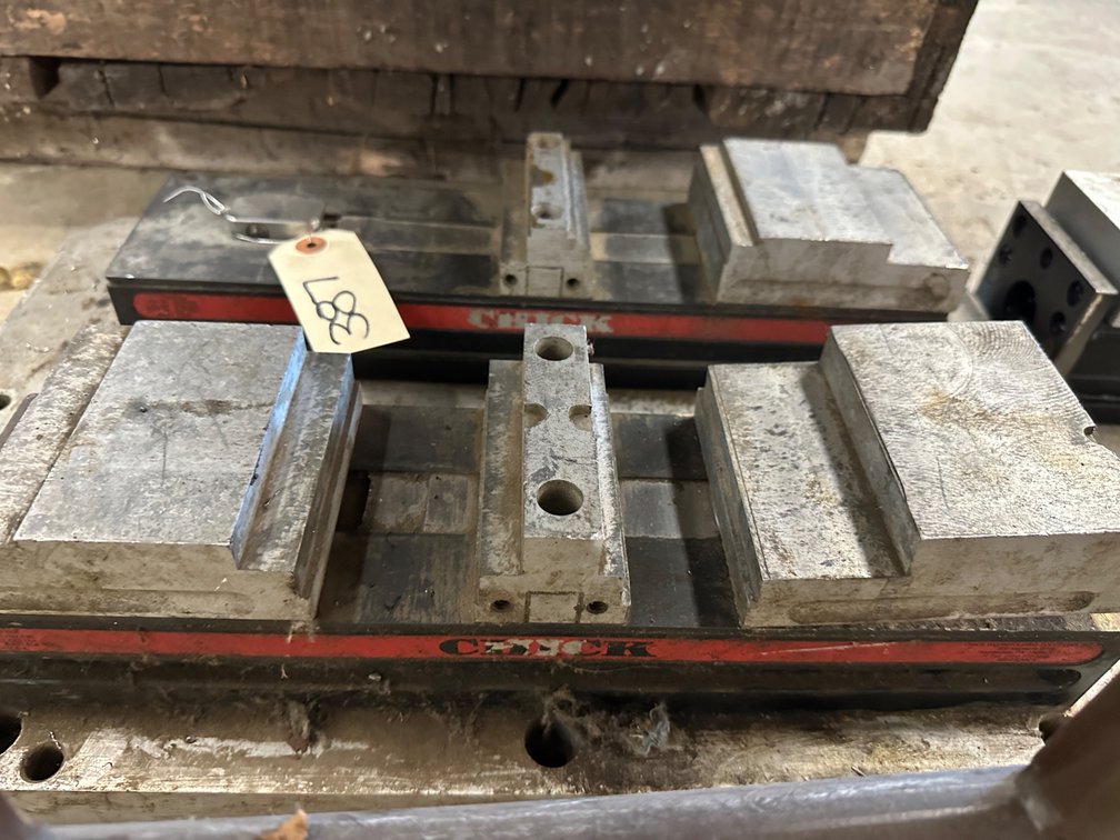 (2) Chick Vises on Aluminum Plate