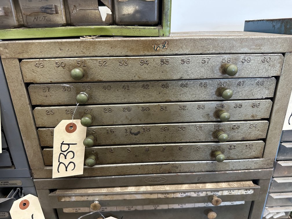 Drill Bit Sorter with Drill Bits