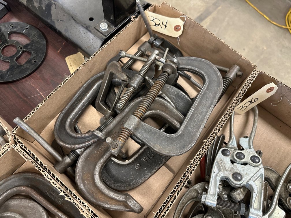 Assorted Heavy-Duty C-Clamps