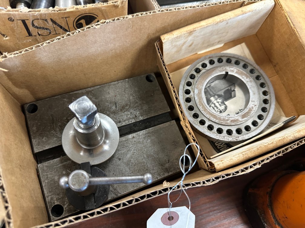 Hardinge T-Slot Table & Faceplate Etc.