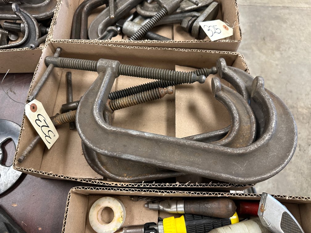 Assorted Heavy-Duty C-Clamps