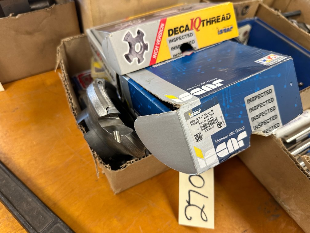 Milling Heads, Tool Holder & Inserts/Bits