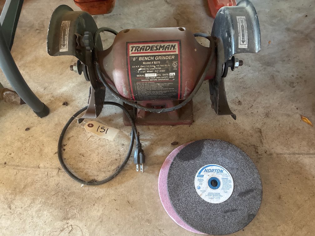 Tradesman 8” Bench Grinder