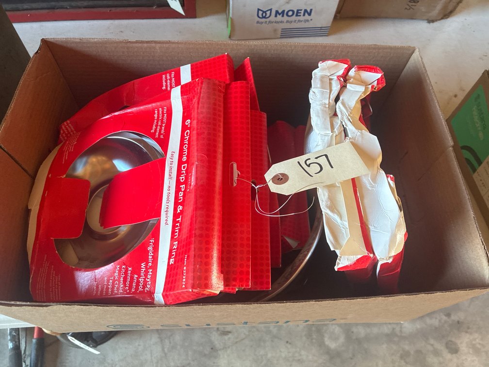 Asst. Drip Pans and Trim Rings