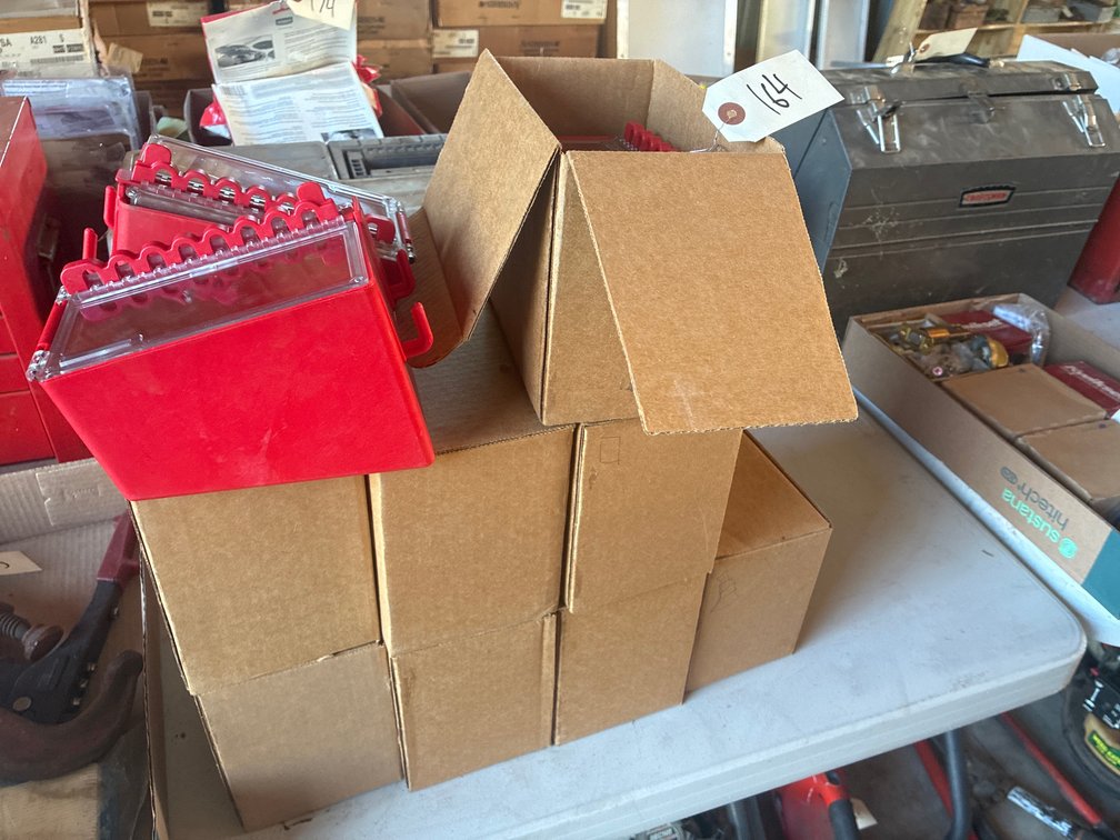 Approx. (10) Plastic Lock Boxes