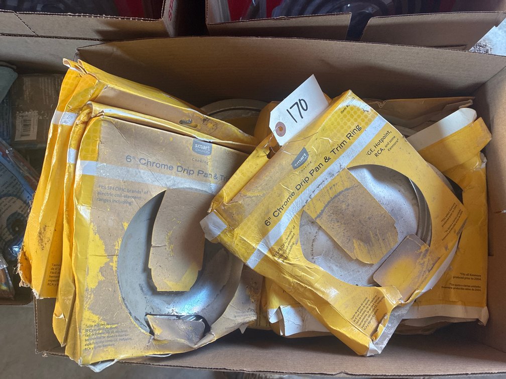 Asst. Drip Pans and Trim Rings