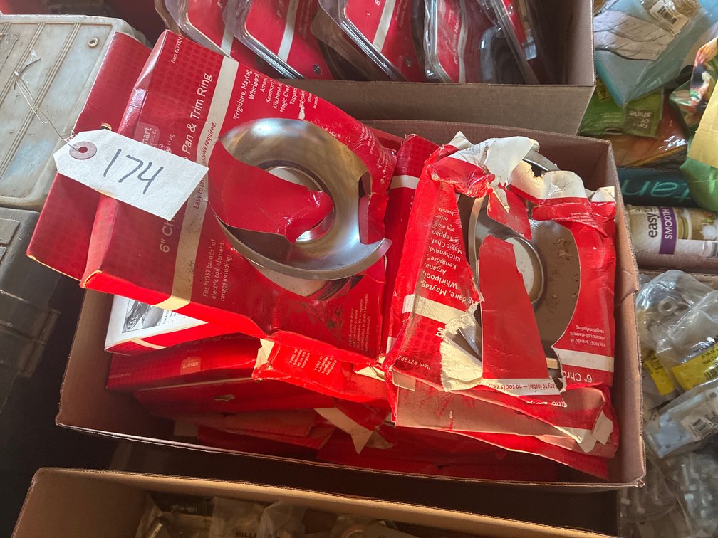 Asst. Drip Pans and Trim Rings