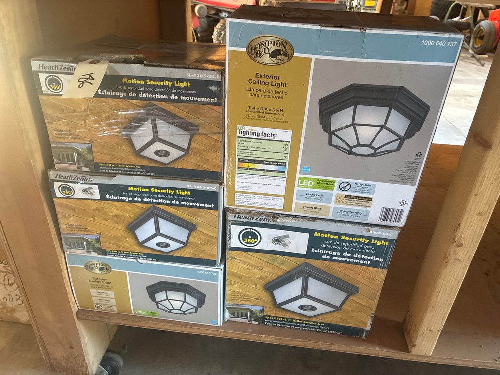 Asst. Overhead Light Fixtures