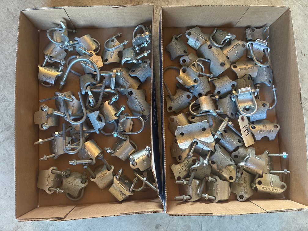 (2 Boxes) Asst. Conduit Clamps