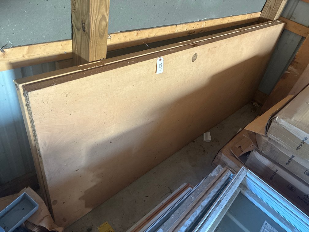 (2) Solid Wood Doors, 95”x36”