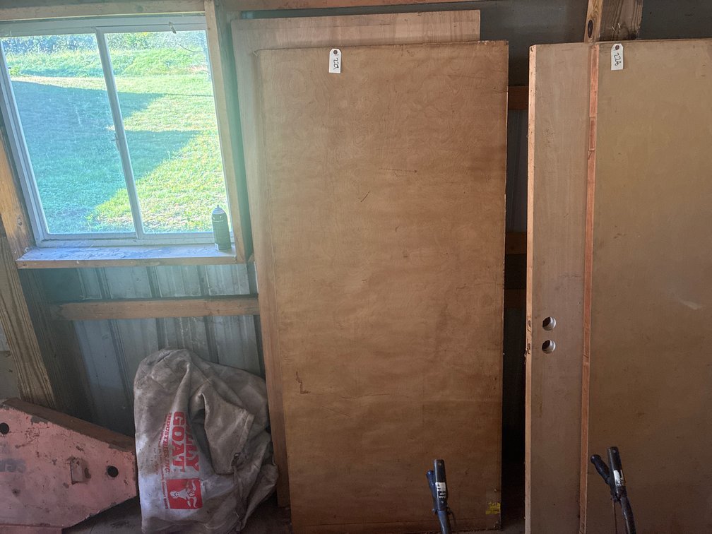 (2) Solid Wood Doors, 36”