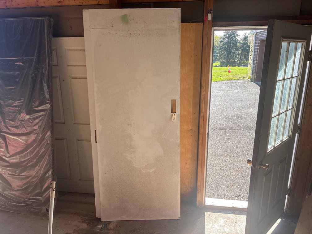 (2) Solid Wood Doors, 90”x36”
