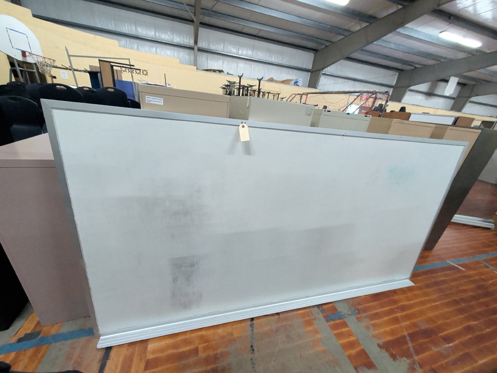 8.5' x 4' Whiteboard W/Tray