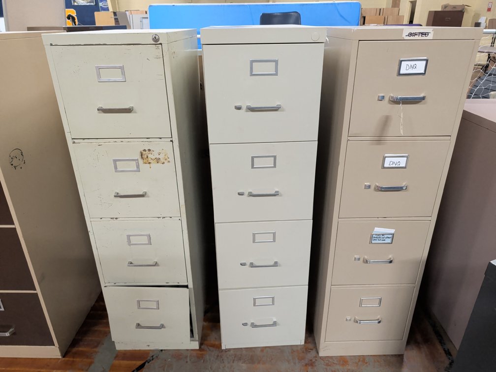 (3) File Cabinets