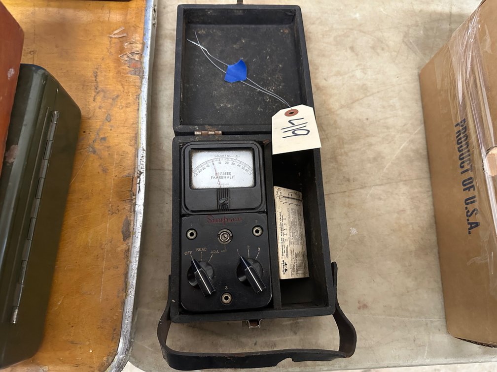 Vintage SIMPSON Temperature Tester
