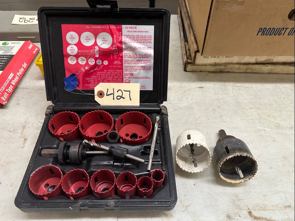 Hole Saw Kit Items