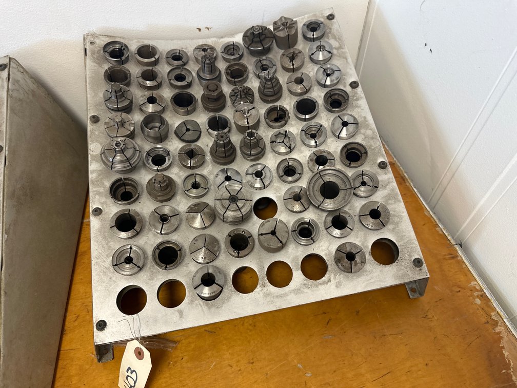 Assorted 5C Collets & Stand
