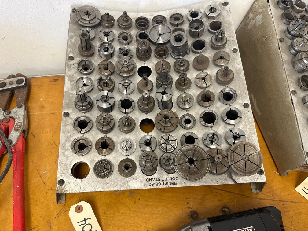 Assorted 5C Collets & Stand