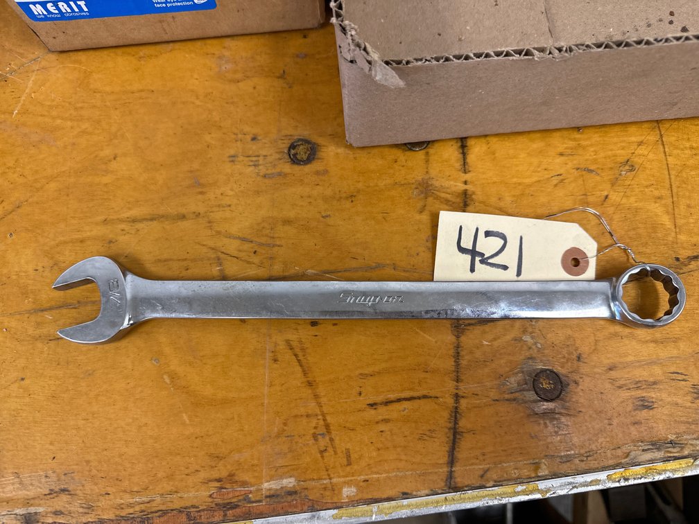 (6) Assorted Snap-on Combination Wrenches