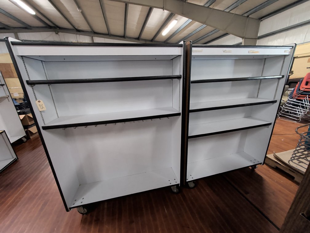 (2) Portable Shelf Units