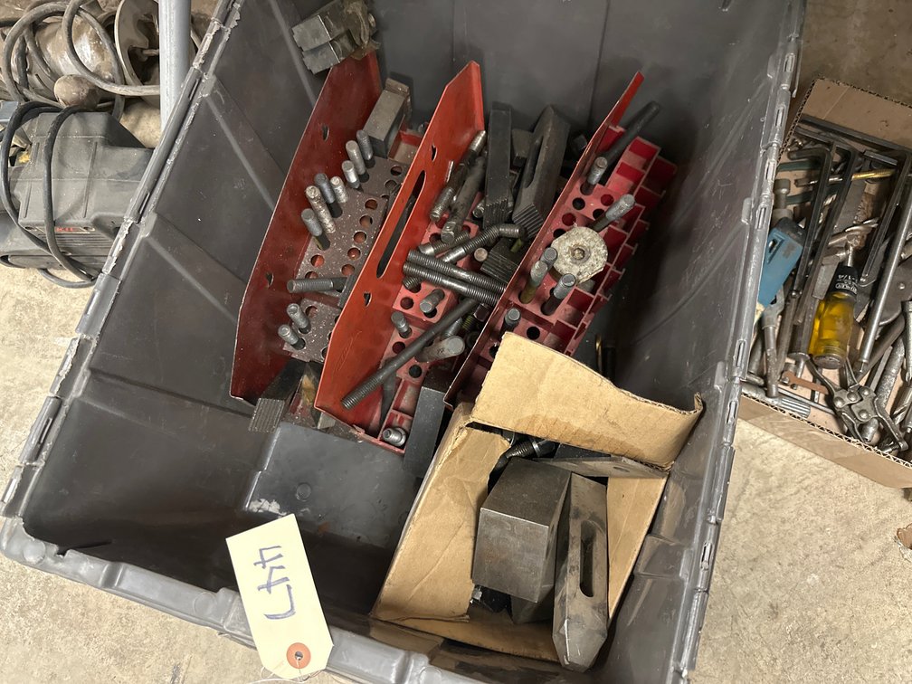 Crate Of Assorted Hold-Down Hardware