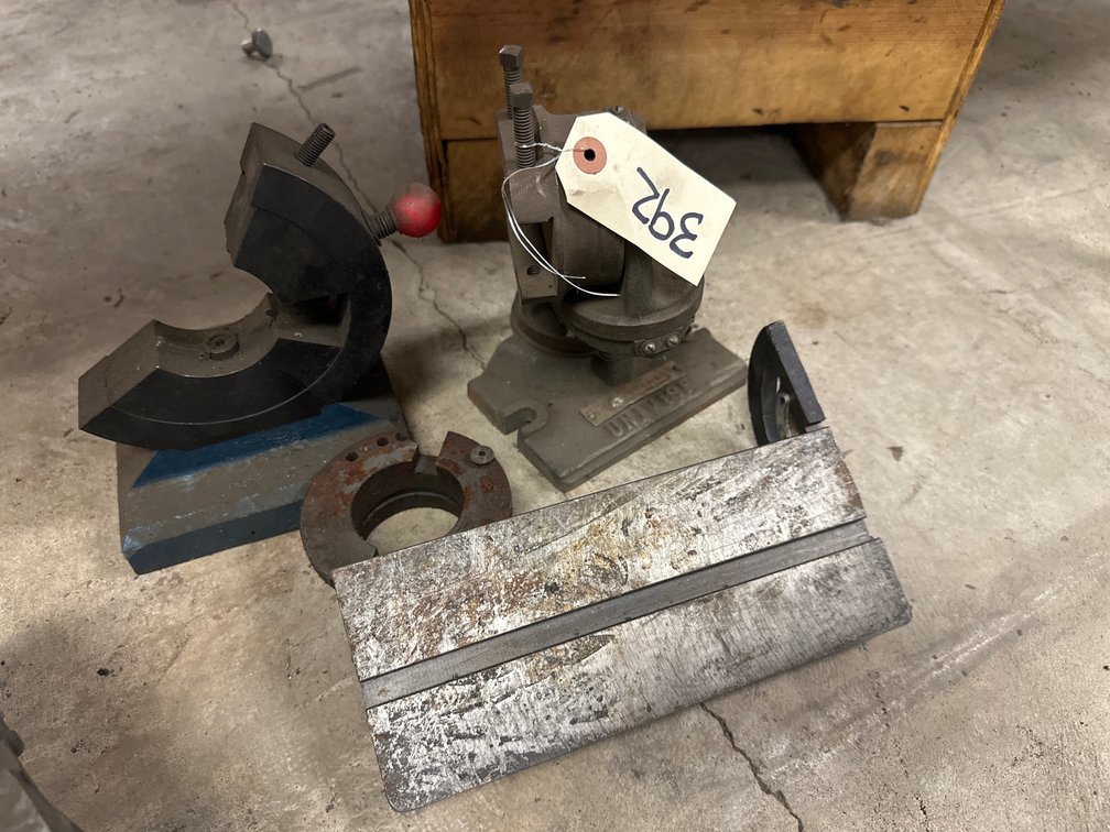 Rockwell Uni-Vise, Angle Plate Etc.