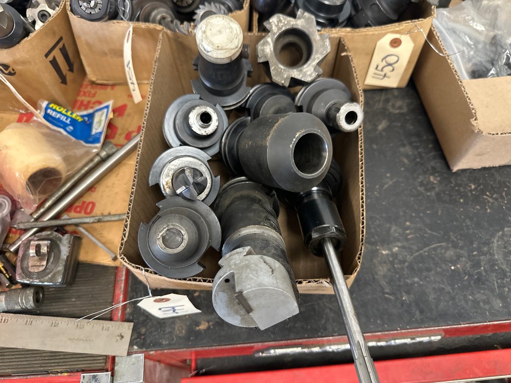 (9) Assorted CAT 40 Tool Holders