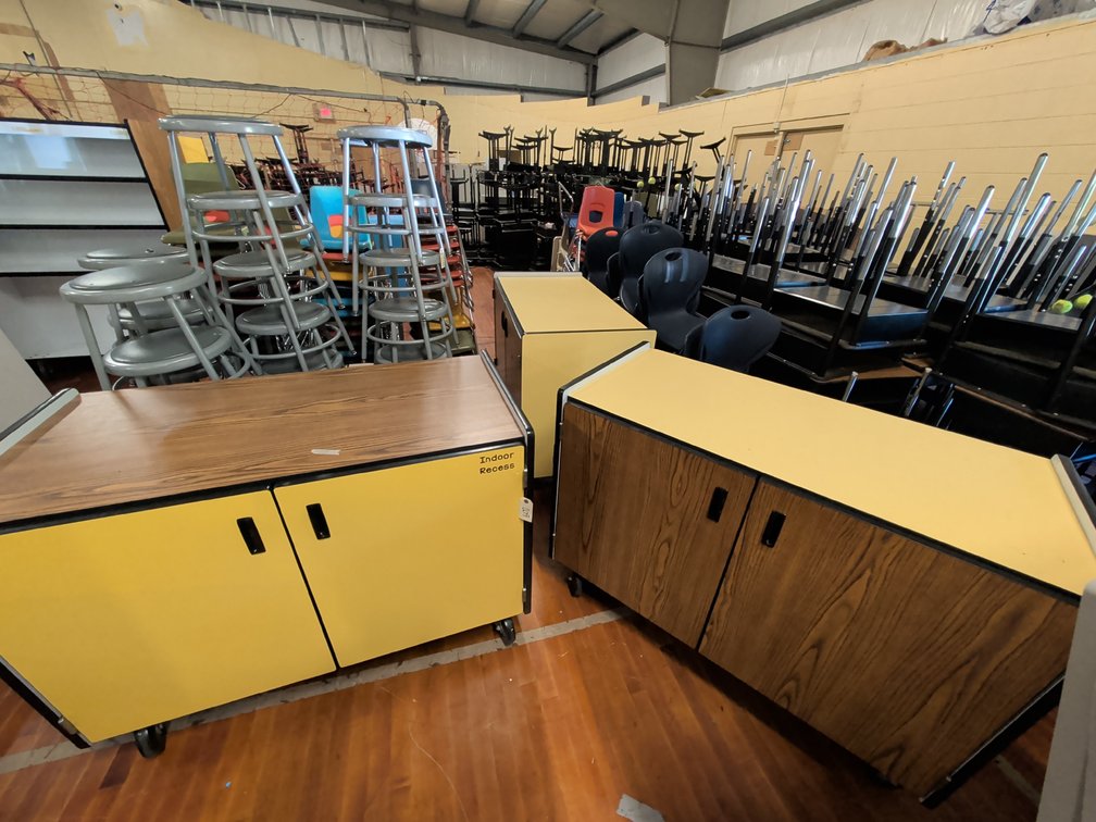 (3) Portable Shelf Units