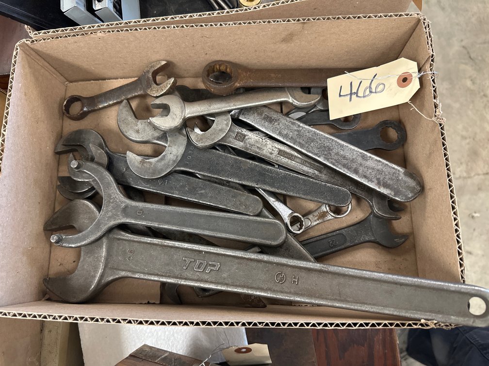 Assorted Vintage Machinery Wrenches